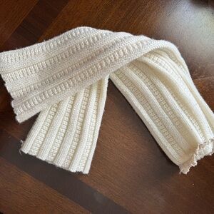 Cream Ruffled Boot Warmers